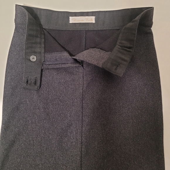 Vintage Creation Riccardo Forte grey tweed maxi skirt US XS/S 80s 90s - Picture 6 of 13